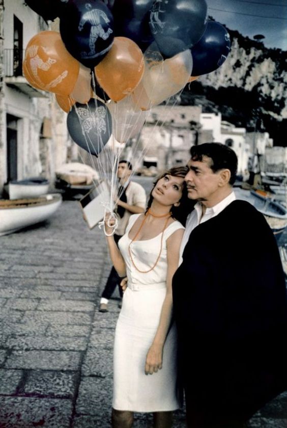 Sophia Loren e Calrk Gable in 'It Started in Naples' - L'Ora di Capri